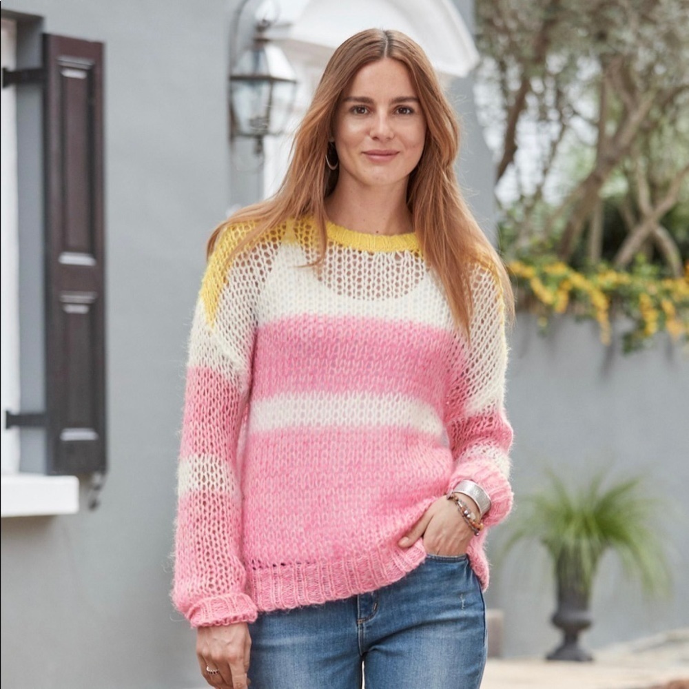 Sundance Julia stripe pullover (lightweight sweater) Size M. GUC - Picture 8 of 8